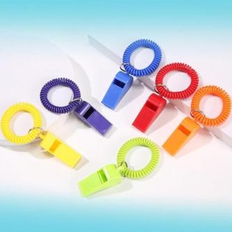 MEIHUAA 5pcs Referee Sport Whistle, With Rope Plastic … in Malacca Town - Image 1