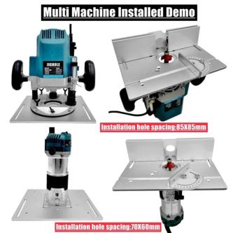 MESIN Router TABLE INSERT PLATE SYSTEM with miter gauge … in Mandai - Image 1
