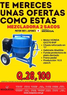 MEZCLADORA 2 SACOS en Retalhuleu - Imagen 1