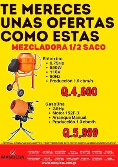 MEZCLADORAS 1/2 SACO en Quetzaltenango - Imagen 4
