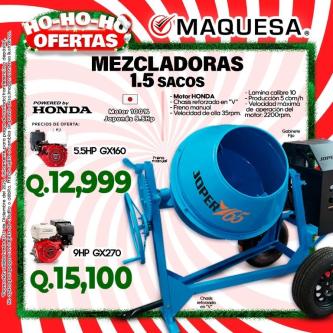 MEZCLADORAS 1.5 SACOS OFERTAS NAVIDEÑAS. en Retalhuleu - Imagen 1