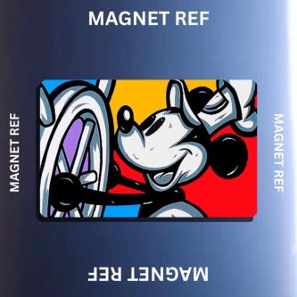 MICKEY MOUSE - REF MAGNET ATM SIZE Waterproof, Scratch-Proof … in Kudat - Image 1
