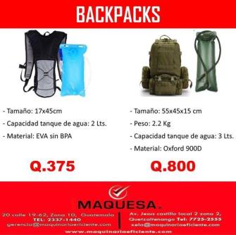 MOCHILAS BACKPACK en Retalhuleu - Imagen 1