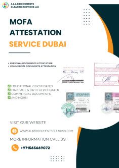 MOFA ATTESTATION IN DUBAI in Dubai - Image 1