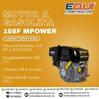 MOTOR A GASOLINA 168F MPOWER en Nogales - Imagen 1