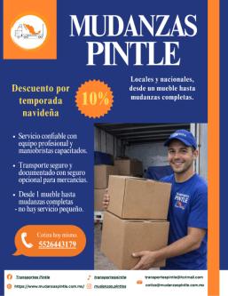 MUDANZAS Y FLETES RAPIDAS Y CONFIABLES en Ecatepec - Imagen 1