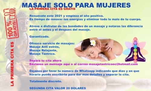 MUJER RENUÉVATE CON UN MASAJE GRATIS 2021 en Guayaquil - Imagen 5