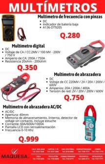 MULTIMETROS CERTIFICADO en Retalhuleu - Imagen 1
