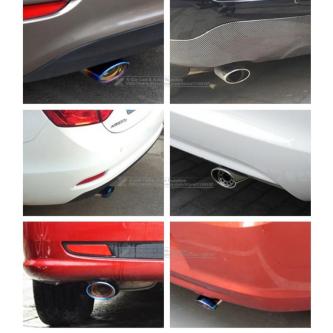 MYXDEC Modified Racing Car Exhaust Tip Tail Pipe Two Holes … in Kuala Lumpur - Image 1