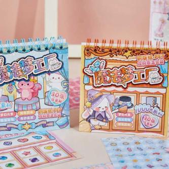 Magic Dream Factory Square Sticker Book Creative Dreamy … in Singapore - Image 1