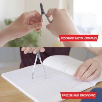 Maped Study Student Geometry Metal Compass Set + Free Lead in Mandai - Image 1
