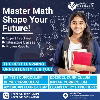 Master Math, Shape Your Future! Call 0568723609 in Sharjah - Image 1