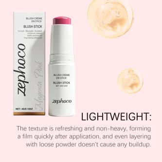 Matte Pink Blush Stick with Mineral Oil & Beeswax for a … in Singapore - Image 1