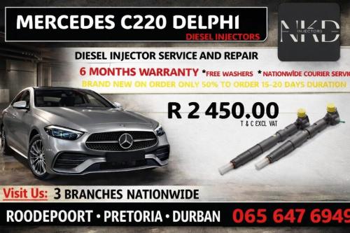 Mercedes C220 Delphi Diesel Injectors in Durban - Image 1