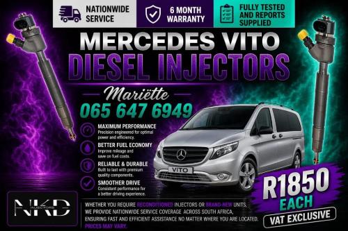 Mercedes Vito Diesel Injectors in Durban - Image 1