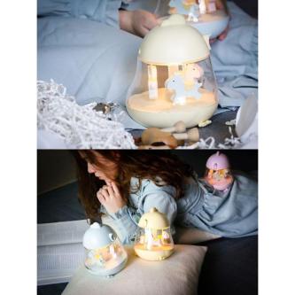 Merry Night Light USB Charging Bedside Music Box LED … in Singapore - Image 1