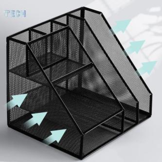 Metal Desktop File Organizer-Multi-Tier Document Holder … in Singapore - Image 1