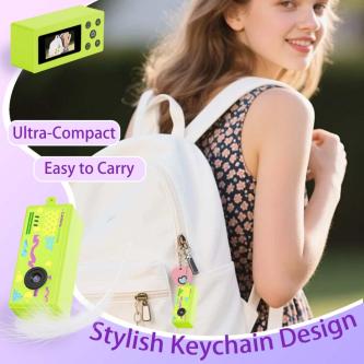 Mini Keychain Digital Camera , 32GB Card Small Tiny Retro … in Singapore - Image 1