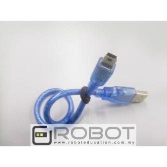 Mini USB Cable (30cm) to USB A Type for Arduino Nano Board in Singapore - Image 1