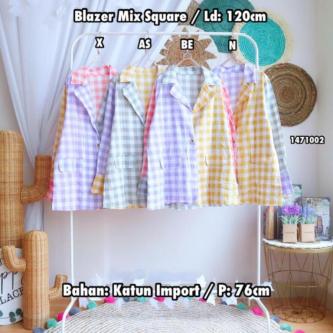 Mix square blazer in Singapore - Image 1