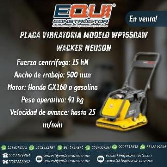 Modelo WP1550AW Wacker Neuson Placa Vibratoria en Cosamaloapan de Carpio - Imagen 1