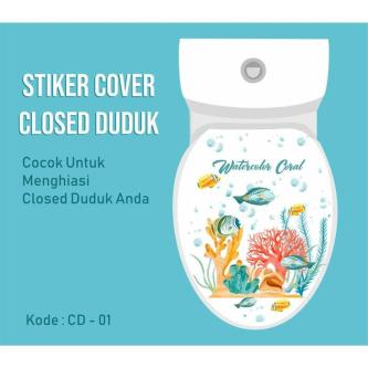 Modern Design Toilet Cover Sticker in Malacca Town - Image 1