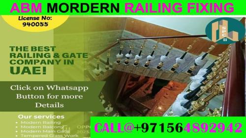 Modern Staircase Railing Fixing Contractor in Ajman Dubai in Dubai - Image 6