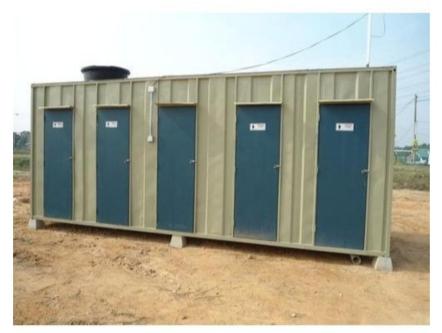 Modular Portable Toilet Container in Hasanganj - Image 4