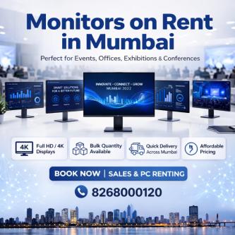 Monitors on Rent in Mumbai in Mumbai - Image 1