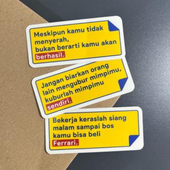 Motivational Quotes Vol. 1 - Sticker Pack | SP - 088 in Pasir Ris - Image 1