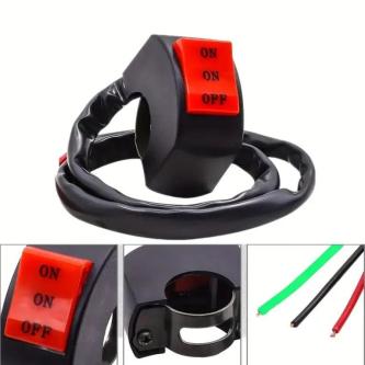 Motorcycle LED Spotlight Switch 3-Line Handlebar Driving … in Singapore - Image 1