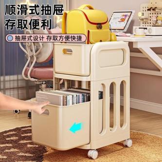 Movable Storage Rack Backpack Organizer Small Trolley … in Singapore - Image 1