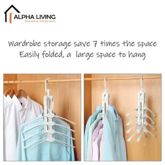 Multifunctional Clothes Hanger Magic Hanger Retractable … in Singapore - Image 1