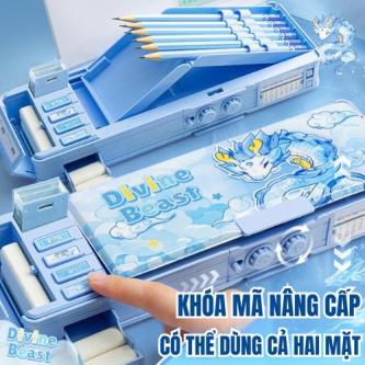 Multifunctional Password Lock Pen Box for Students - 2 … in Singapore - Image 1