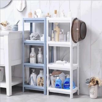 Multifunctional Plastic Shelf 4 Layers Portable Storage for … in Singapore - Image 1