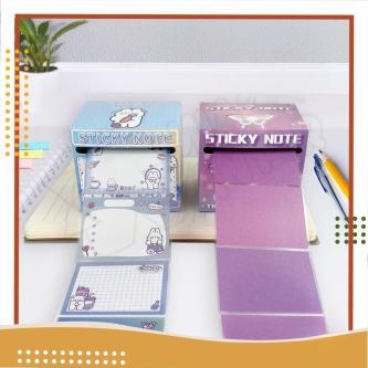 NA Pull Out Sticky Notes Roll Sticky Note Box Gradient … in Singapore - Image 1