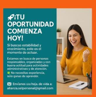 ¡NECESITAMOS GENTE COMO TÚ! en Medellín - Imagen 1