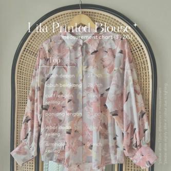 [NEW] LILA PRINTED BLOUSE in Rawang - Image 1