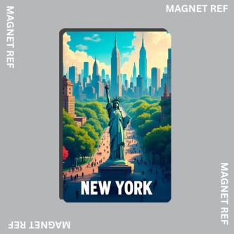 NEW YORK CITY - REF MAGNET ATM SIZE - Souvenir / Gift | … in Singapore - Image 1