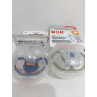 NUK SPACE Super Breathable Silicone Pacifier Color Random in Woodlands - Image 1