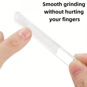 Nano Glass Nail File Set: 3 Storage Containers for Sanding, … in Singapore - Image 1