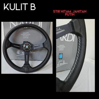Nardi Torino Imported Leather Racing Steering Wheel 14 Inch … in Singapore - Image 1
