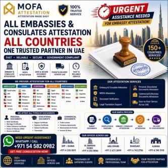 Need Embassy Attestation Fast & Reliable Service In UAE in Abu Dhabi - Image 1