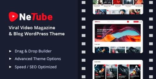 Netube - Viral Video Blog Magazine WordPress Theme in Chhindwāra - Image 1