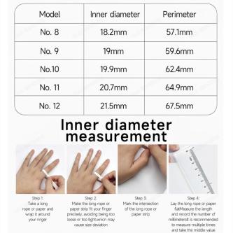 New Fashion Smart Ring LED Display Screen With Charging … in Novena - Image 1