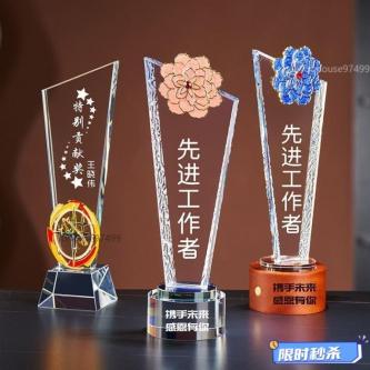 New Style [Trophy Customization] Enamel Painted Crystal … in Petaling Jaya - Image 1