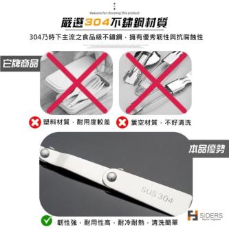 [Next Day Delivery] Stainless Steel Tableware Set Foldable … in Singapore - Image 1