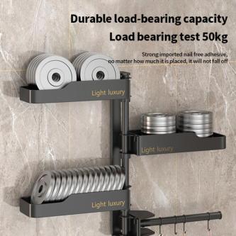 Non-Perforated Rotating Wall-Mounted Storage Rack for … in Singapore - Image 1