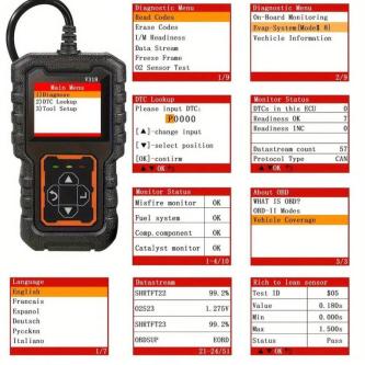 OBD2 Code Reader + Car Battery Voltage & Charging Test, … in Singapore - Image 1