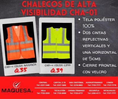 OFERTA DE CHALECOS REFLECTIVOS en Retalhuleu - Imagen 1